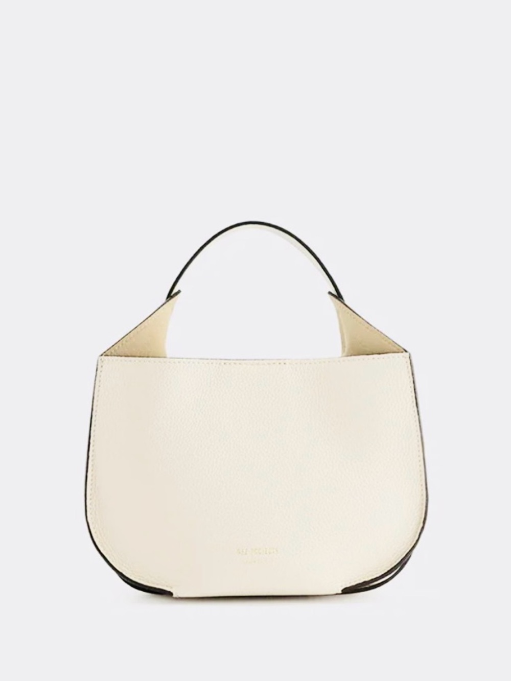 Ree Projects Helene Mini Hobo Bag White Leather